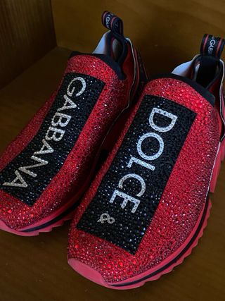Zapatillas Dolce & Gabbana Rojas Brillantes
