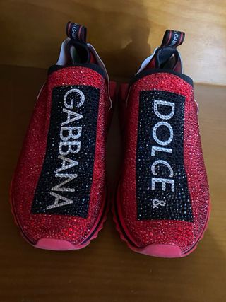 Zapatillas Dolce & Gabbana Rojas Brillantes

