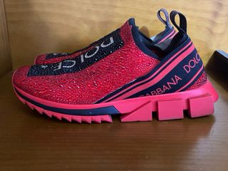 Zapatillas Dolce & Gabbana Rojas Brillantes

