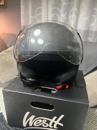 Casco Moto Westt Negro