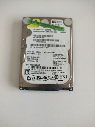Disco Duro Western Digital 160GB SATA