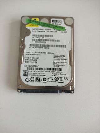 Disco Duro Western Digital 160GB SATA