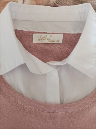 Maglia donna rosa viscosa tg. M/L