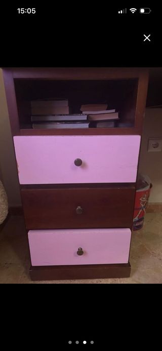 Escritorio de madera de nogal, regalo el cristal