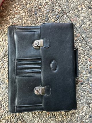 Borsa da lavoro 24 ore similpelle nera