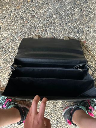Borsa da lavoro 24 ore similpelle nera