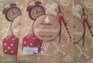 Libros 4 de primaria: Anaya y Macmillan education.