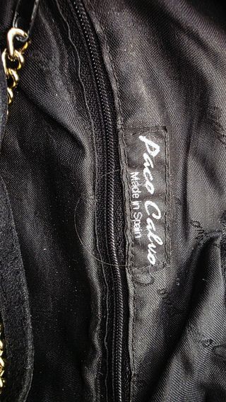 Bolso Piel Paco Calvo Negro