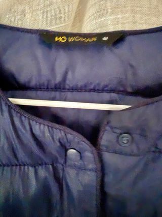 Chaqueta plumífero azul oscuro