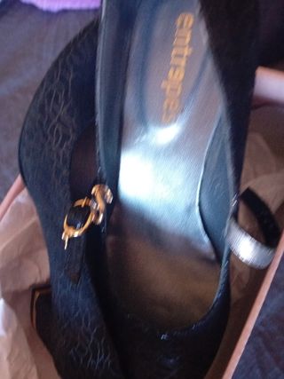 Sapatos Entrepés Preto Tamanho 39