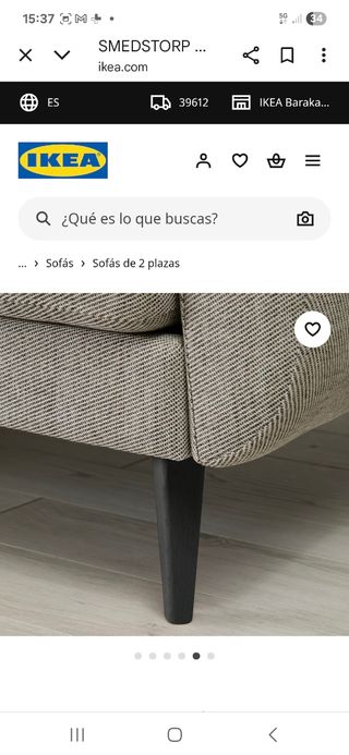 Sofá SMEDSTORP IKEA