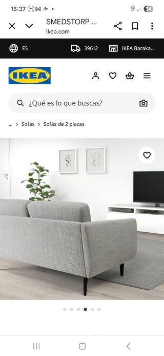 Sofá SMEDSTORP IKEA