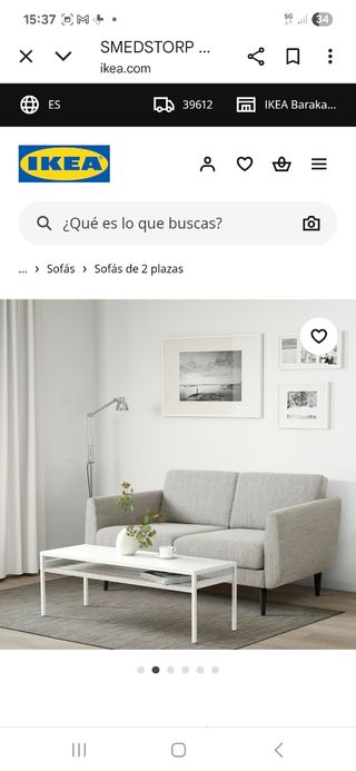 Sofá SMEDSTORP IKEA