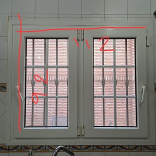 Ventana PVC Climalit con Palillería