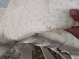 Funda para cuna con osito y chichonera