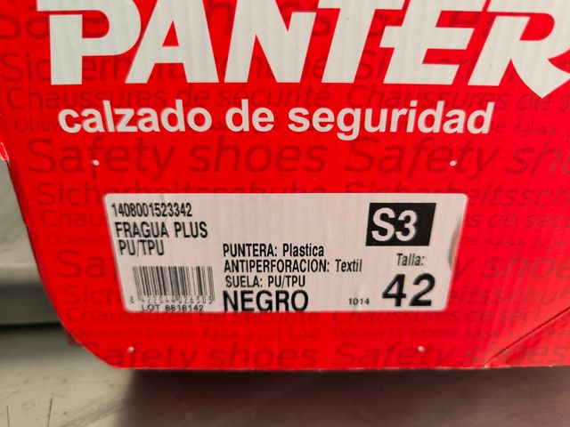 Botas Panter Fragua Plus S3 Talla 42