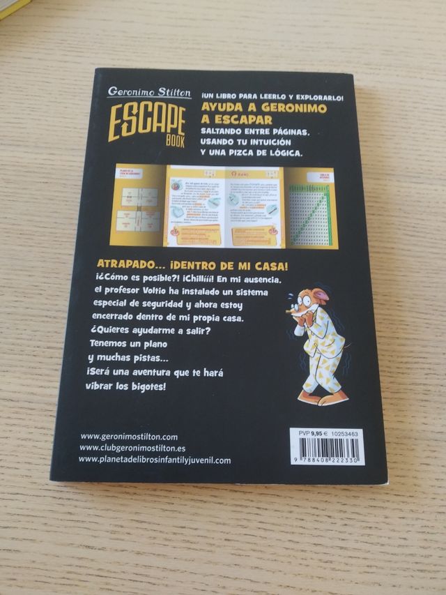 Gerónimo Stilton.
Escape book. Atrapado... ¡dentro