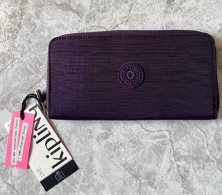 Monedero / Billetero Kipling Morado con etiquetas