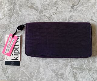Monedero / Billetero Kipling Morado con etiquetas
