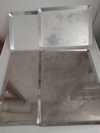 Bandejas de cocina metálicas
