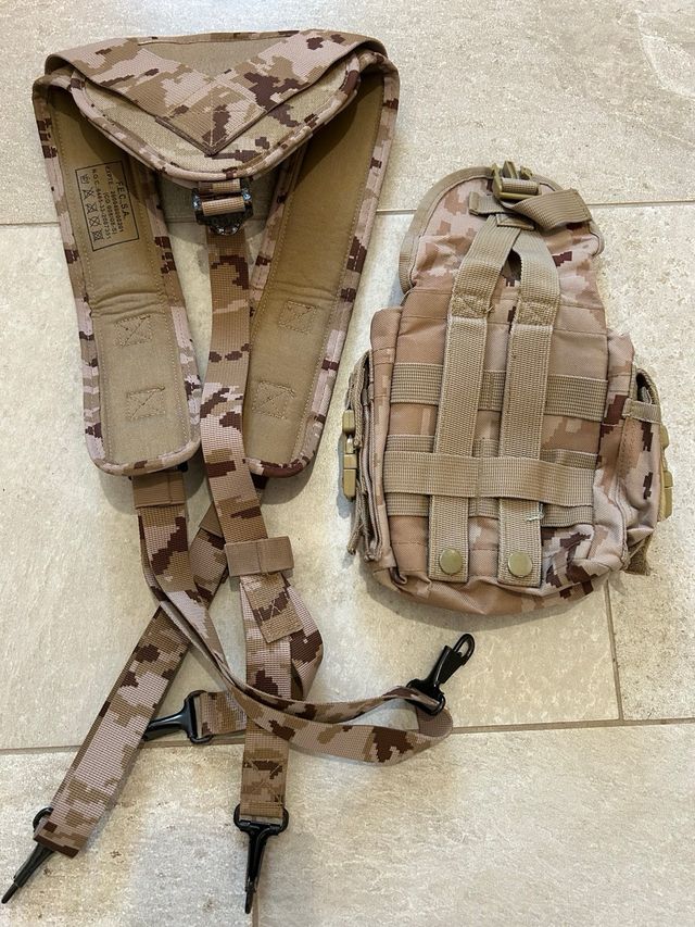 Trinchas y porta accesorios árido pixelado