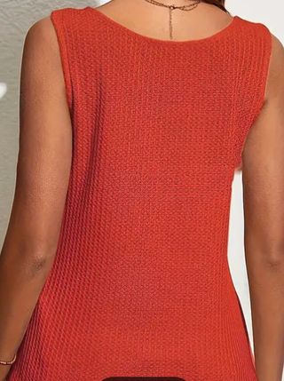 Blusa de tirantes con botones 
