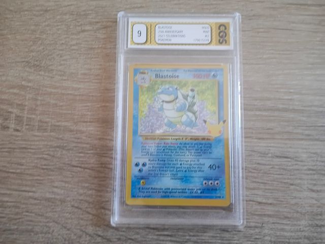 Carta Pokémon Blastoise Celebraciones 2021