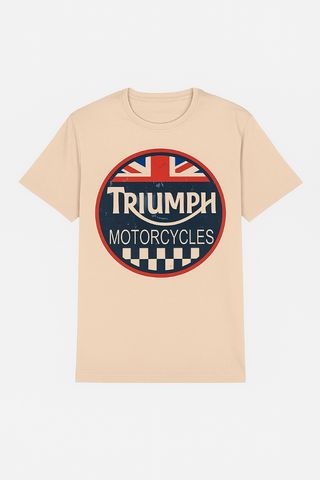 Camiseta Vintage Triumph Beige