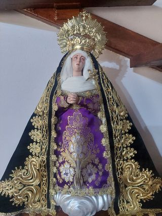 Virgen Dolorosa 40cm sin ropas ni corona