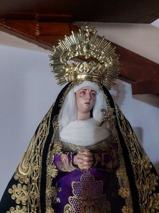 Virgen Dolorosa 40cm sin ropas ni corona
