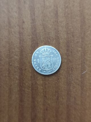 Moneda Isabel II, 1 Real de plata 1863