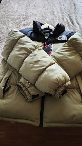 The North Face Anorak Talla L Beige/Negro