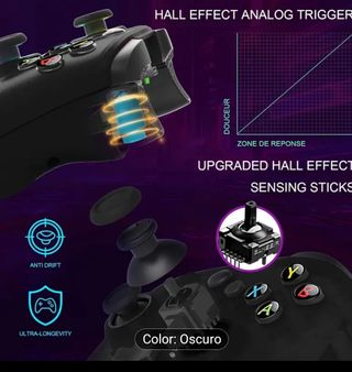 Controlador por cable para Xbox, Switch, PC.