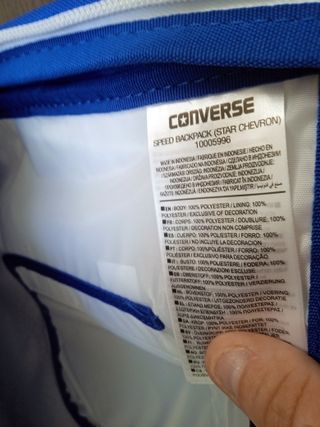 Mochila Converse Azul Nueva