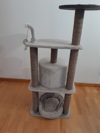 Torre rascador para gatos