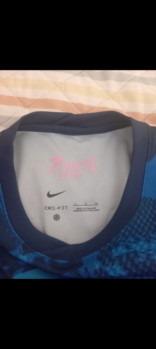 Camiseta Nike Fútbol Azul