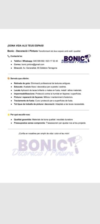 Pintura y Decoración Profesional