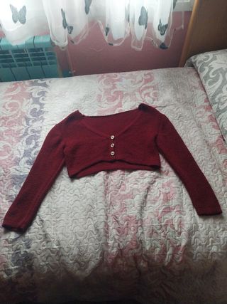 Chaqueta corta de punto