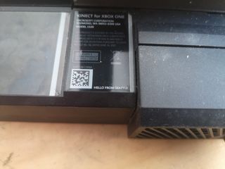 Xbox One Kinect com adaptador de hub