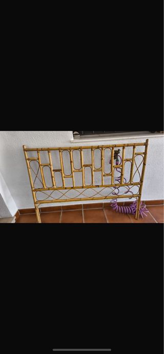 Cabecero de cama de bambú precio negociable
