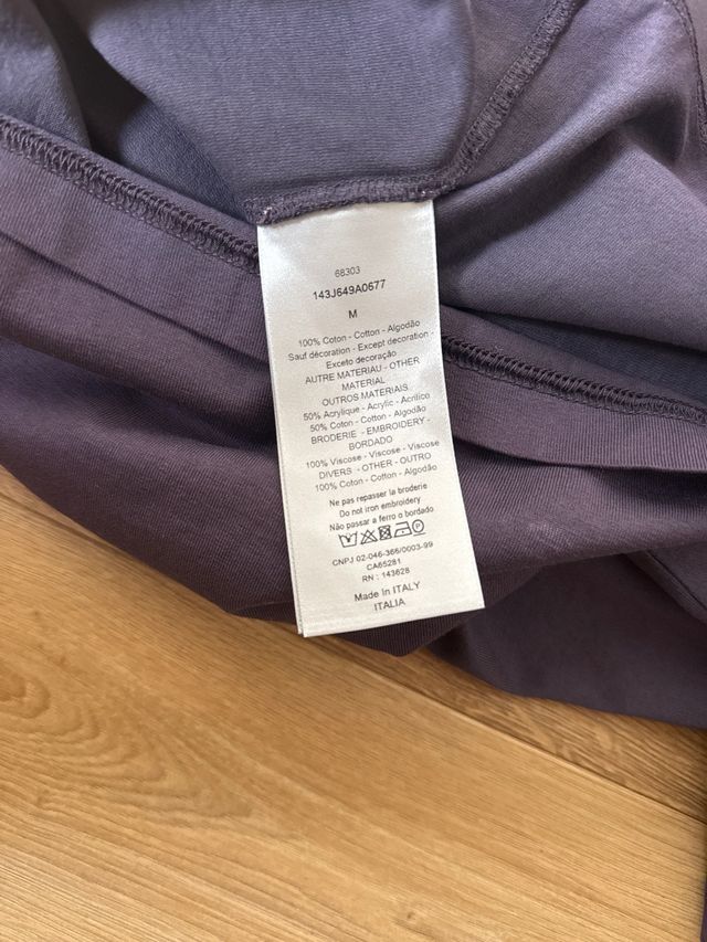 Camiseta Christian Dior Morado x peter doig