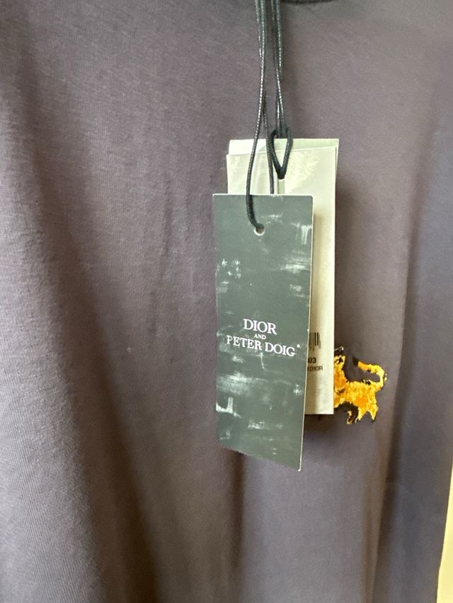 Camiseta Christian Dior Morado x peter doig