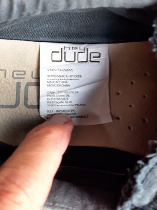 Scarpe Hey Dude Blu N. 43