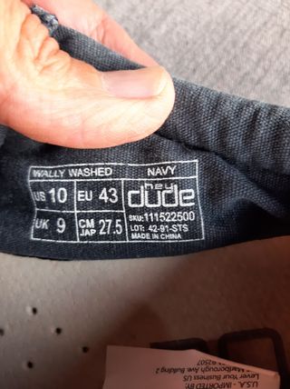 Scarpe Hey Dude Blu N. 43