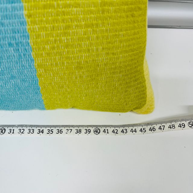 Cojín Decorativo Azul y Verde