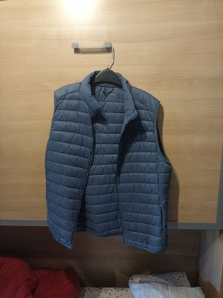 Chaleco acolchado azul