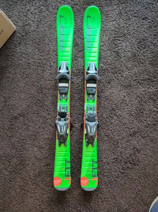 Esquís Elan Jett 100 cm con fijaciones