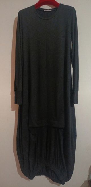 Zara Abito Lungo vintage Nero Taglia S