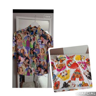 Camisa y camiseta estampadas
