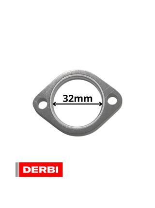 JUNTA DE ESCAPE PARA MOTOR DERBI 32MM DE DIÁMETRO